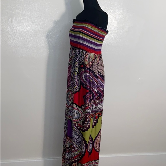 Long Sleeveless Maxi Dress Size X-Large Sundress - Picture 4 of 5